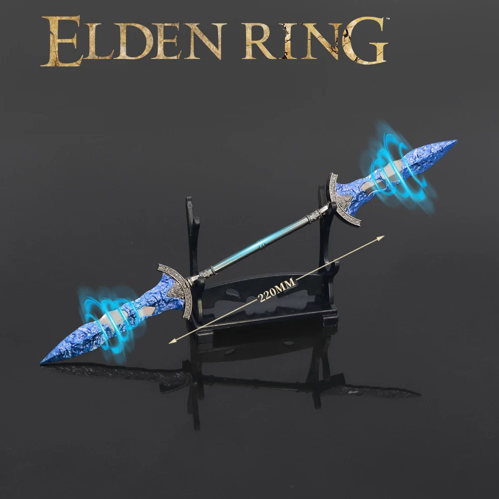 

Elden Ring Sword Gargoyle's Black Blades Anime Game Weapons Keychain Katana Swords Samurai Weapon Figures Model Gifts Kid Toys
