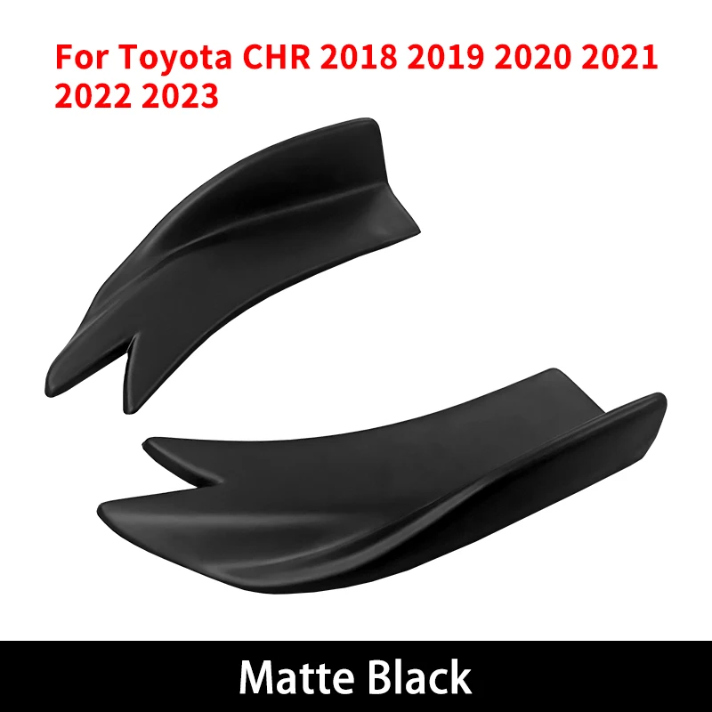 

Для Toyota CHR 2018-2023, украшение для внешней части автомобиля, разветвители для заднего бампера, фартуки, угловой наконечник для губ, диффузор, угол обмотки багажника, АБС