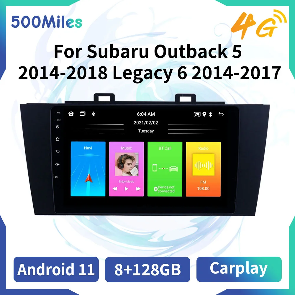 

Android Car Radio 2 Din for Subaru Outback 5 2014-2018 Legacy 6 2014-2017 Car Stereo Multimedia WIFI Video Player GPS Navigation