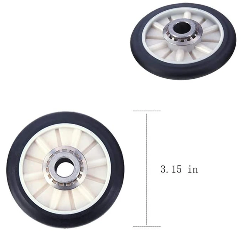 2 комплекта роликов ремня сушилки для Whirlpool Kenmore WPW 10314173 В 10314171 4392065 WP 691366 341241 349241 Т