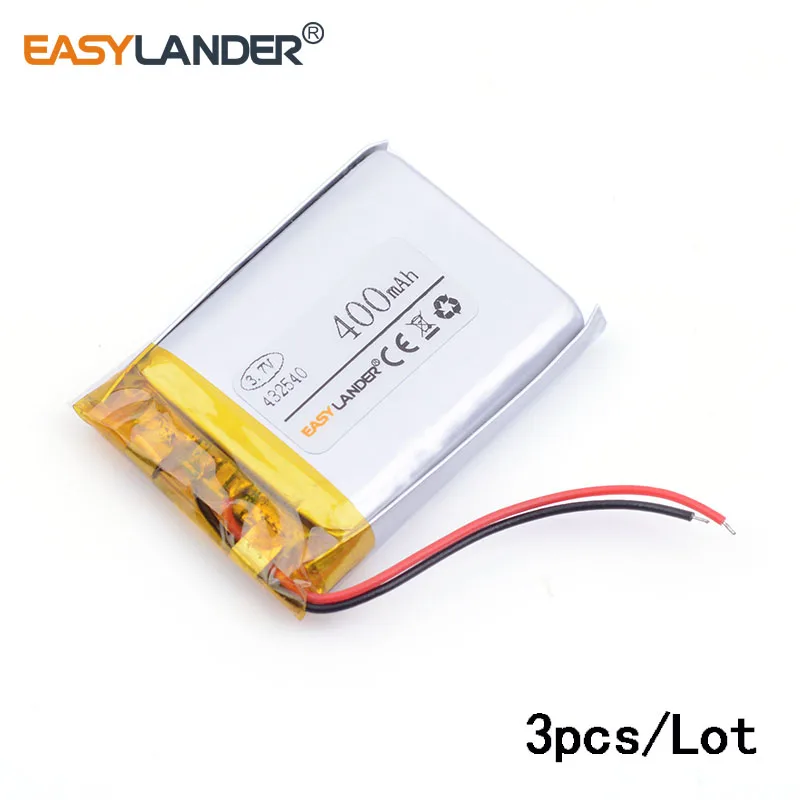 Литий-ионный аккумулятор 3 7 В 400 мАч