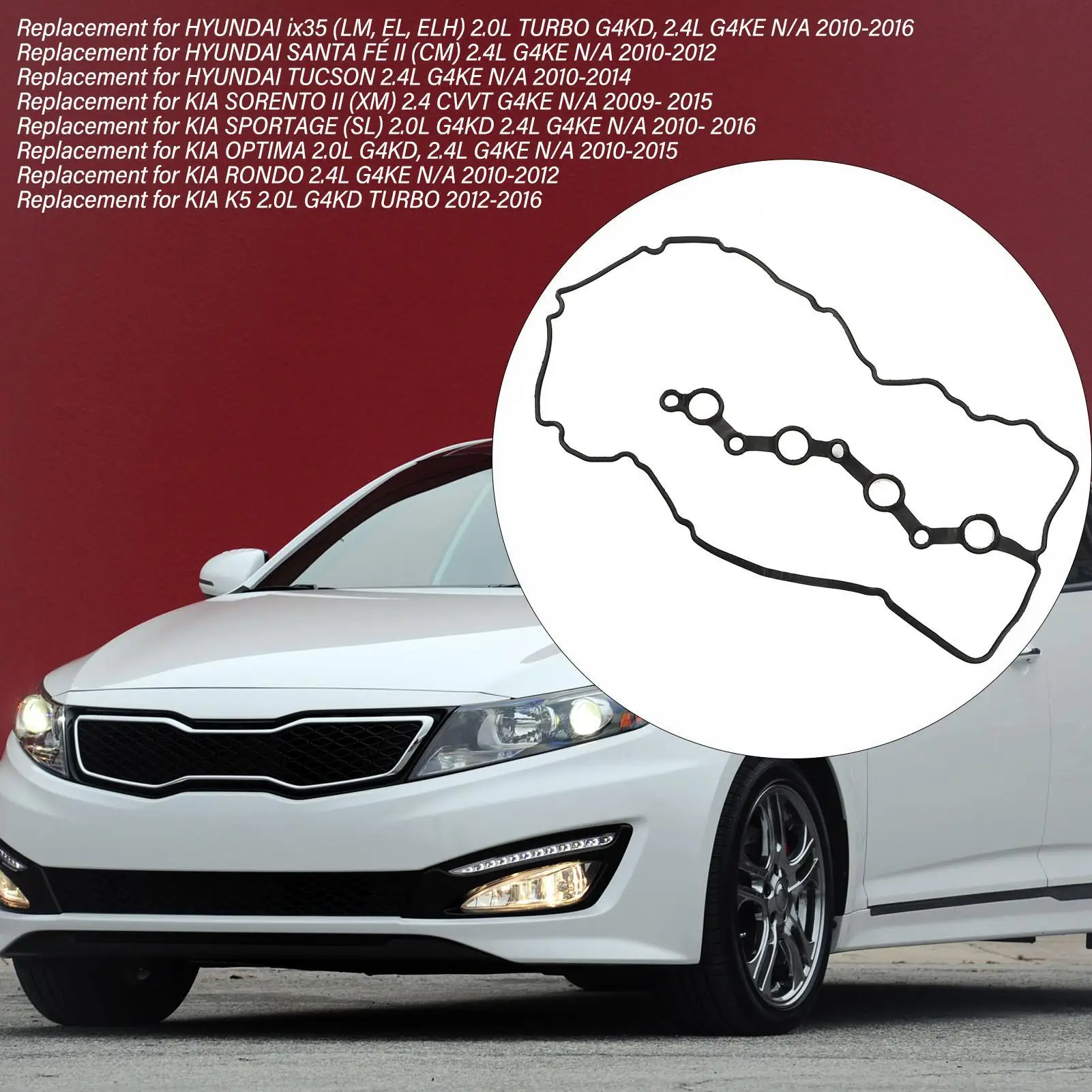 Прокладка крышки клапана двигателя стабильная производительность 22224-25000