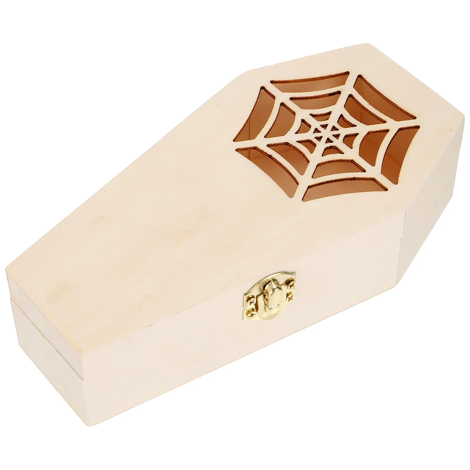 Деревянная коробка-гроб для Хэллоуина деревянные коробки хранения конфет