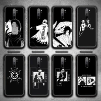 naruto kakashi itachi phone case for redmi 9a 9 8a note 11 10 9 8 8t pro max k20 k30 k40 pro