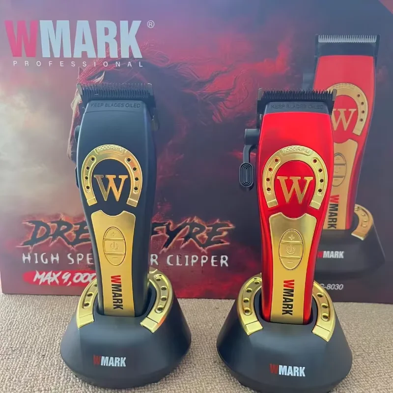 Профессиональные машинки для стрижки волос WMARK 8030 высокая скорость 9000 об/мин