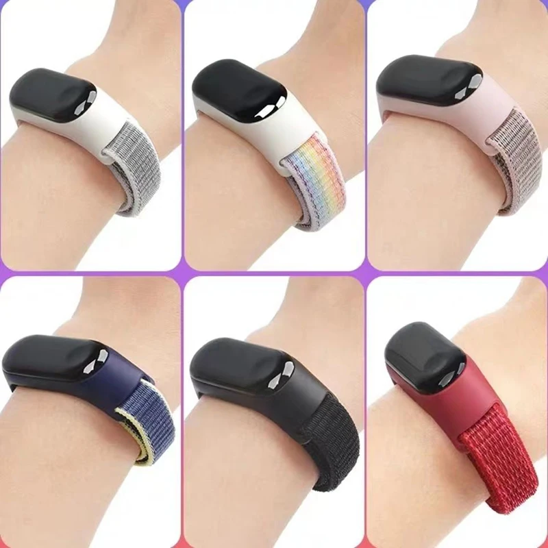 Strap for Mi band 7 6 5 Nylon Braided Solo Loop pulseira bracelet Miband4 Miband5 Miband6 Wristband xiaomi Mi band 4 3 5 6 7