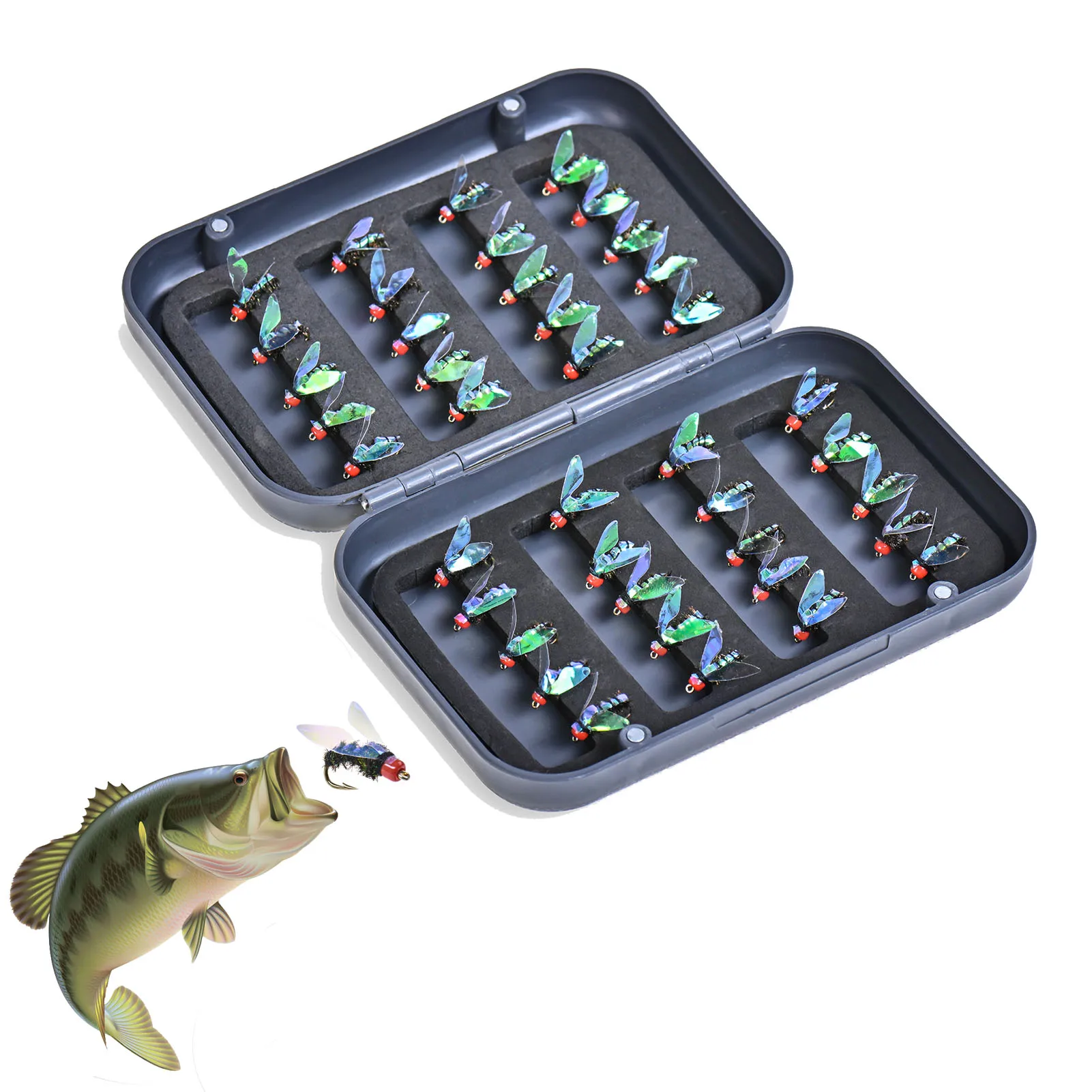 

Набор приманок для ловли нахлыстом, 40 шт.