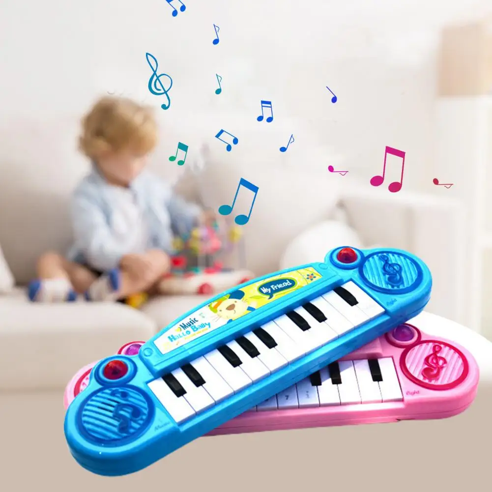 

Useful Bright Color Easy-operating Parent-child Interactive Musical Instrument Toy for Gift Music Toy Electric Piano Toy