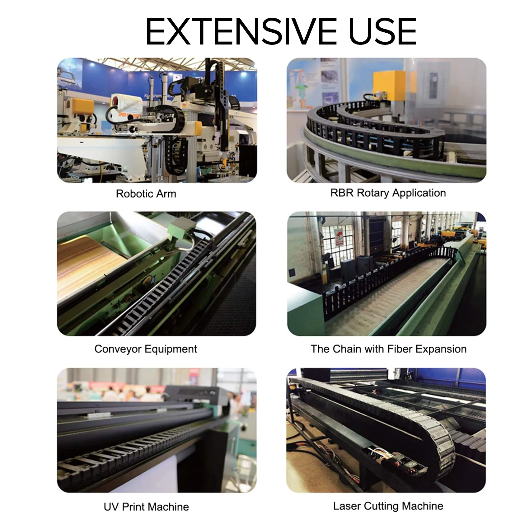 10 x 20 мм 1 м открывающаяся с обеих сторон пластиковая цепь для перетаскивания