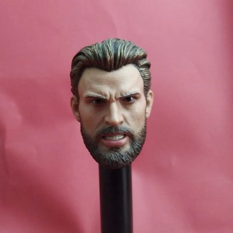 

1/6 Scale Bearded Captain Head Sculpt Infinite War for 12in Phicen Tbleague HT Action Figure Toy