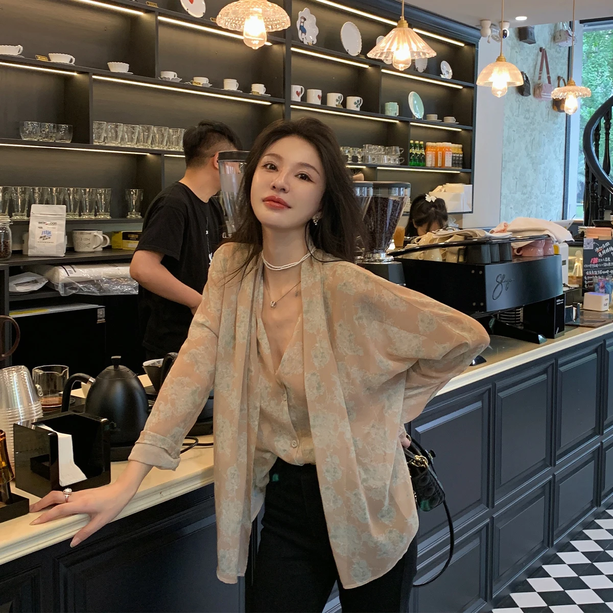 

Cardigan casual gentle long-sleeved thin sunscreen shirt women's summer loose top small jacket button slim fit