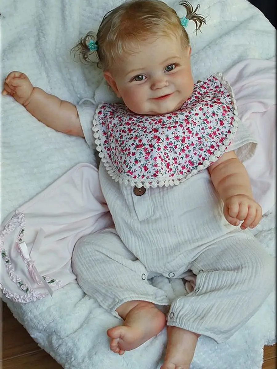 Pаспродажа Силиконовая кукла-младенец Reborn Bebe с жилой, 60 см