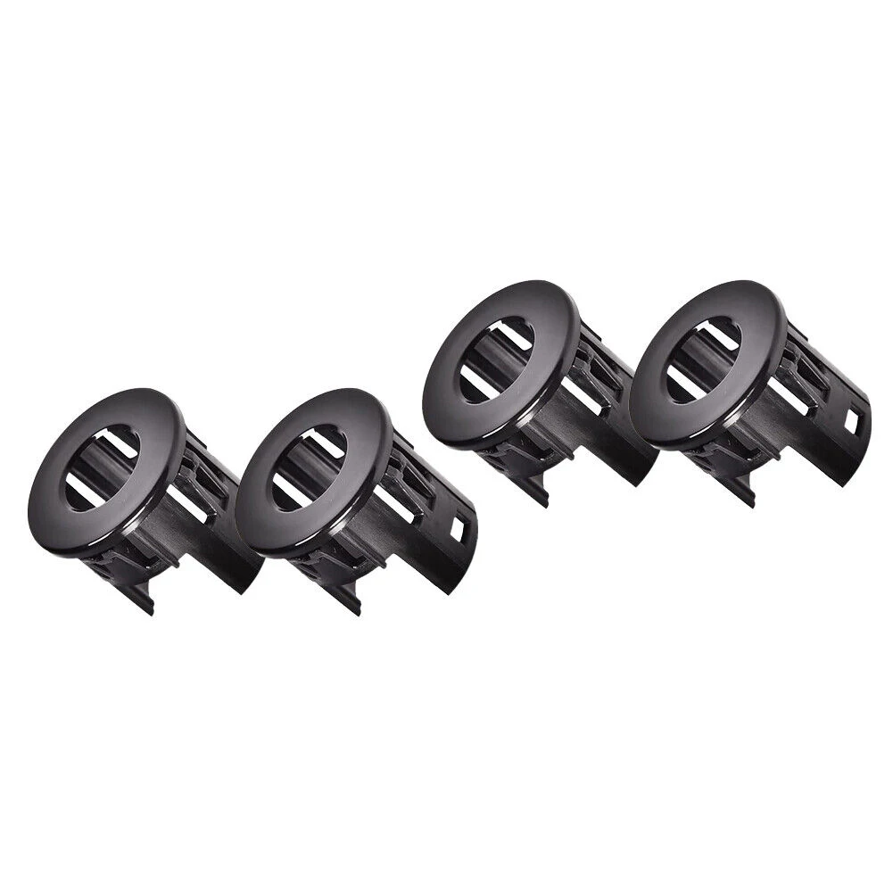 

High Quality Sensor Bezels Parking Assist Set ABS Accessories Black Bracket Car Parts Replacement 4Pcs 5LS52TZZAA