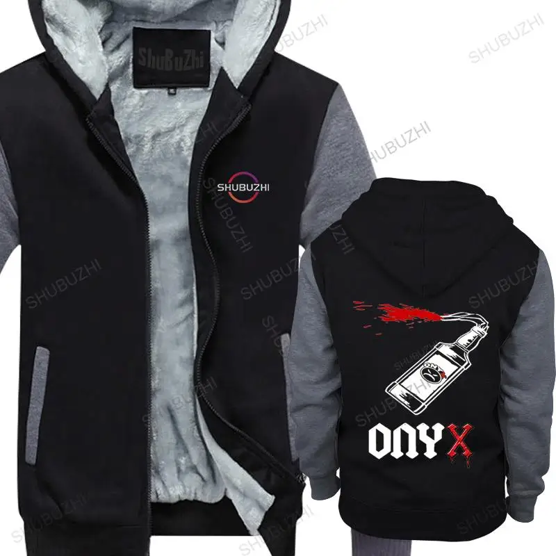 Мужская зимняя хлопковая толстая толстовка брендовая одежда оникс мото коктейль