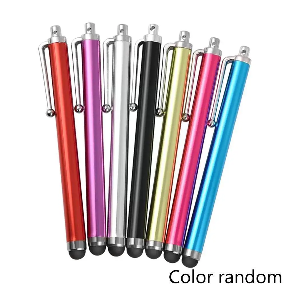 

5pcs Newest Metal Capacitive Stylus Pen Screen Pens For Capacitive Screen Universal Stylus For Screen With Pen Clip J5x6