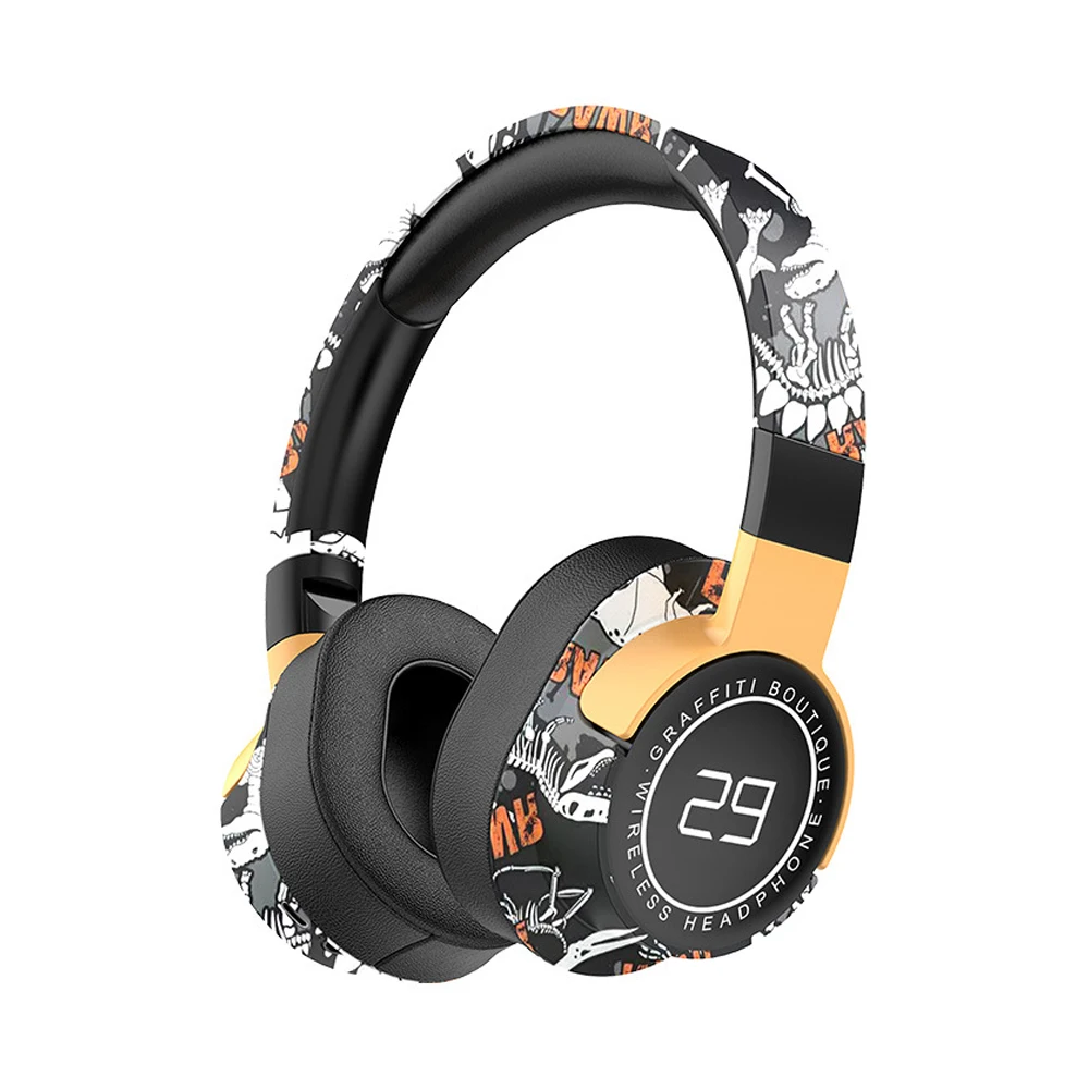 

New SN29 wireless Bluetooth Headphones Stereo Bass Music Earphones Foldable HD Calls Earbuds Sports Headset Retro Gift