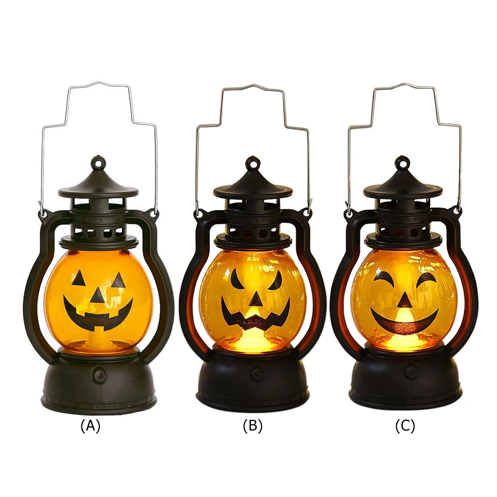 Светодиодная масляная лампа для Хэллоуина 2021 тыквенная ламсветильник