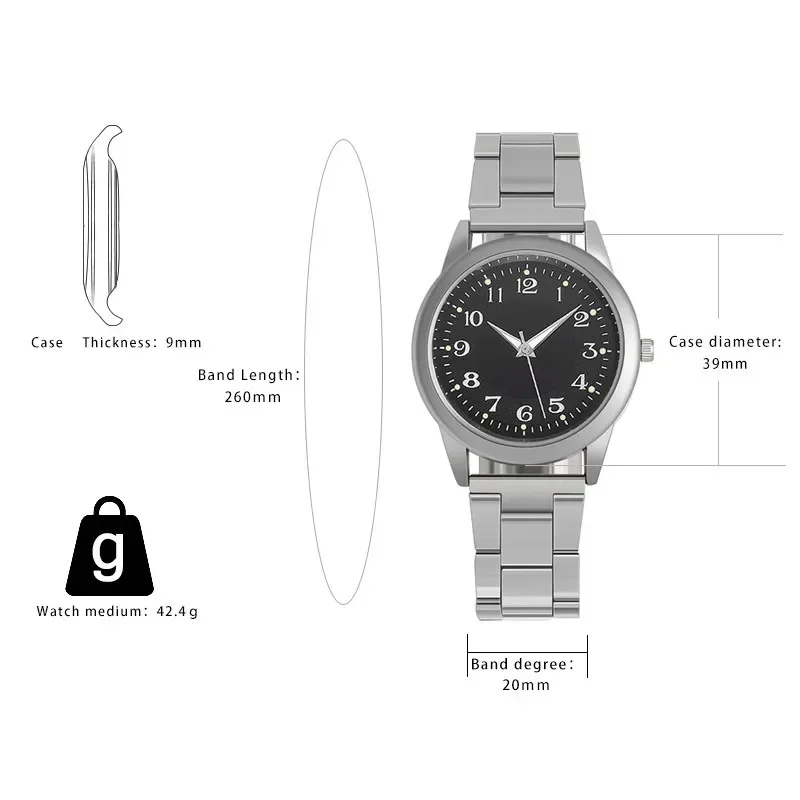 Мужские кварцевые наручные часы