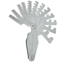 industrial spacing gauge pitch gauge replacement spare 12 blade pitch gauge 2 to 20mm pitch range 30 degree angle