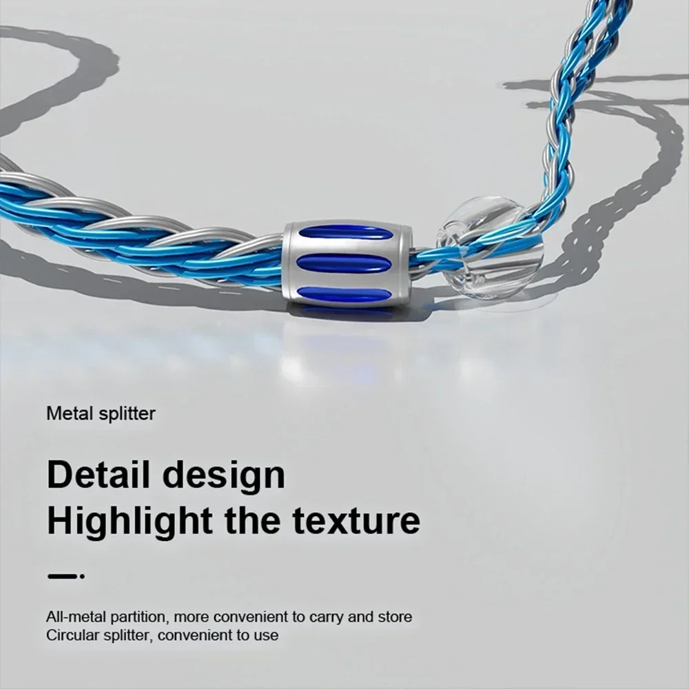 ND D2 шестнадцатижильные наушники посеребренные 3 5 лихорадка класса 2