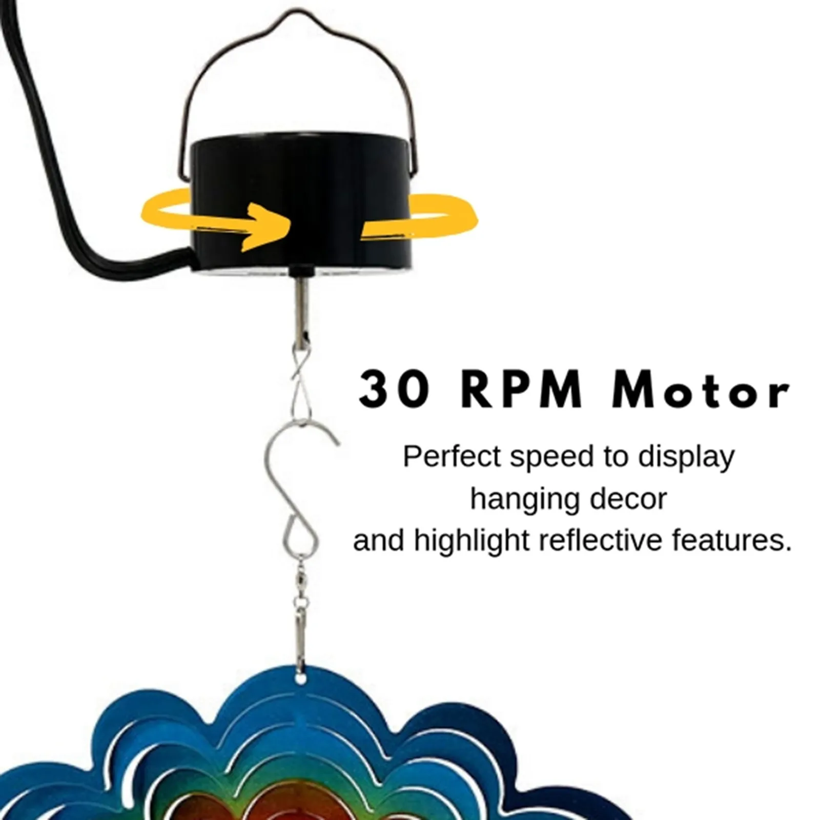 Ветровой вращающийся ветер уличный декор мотор Вихревой переключатель