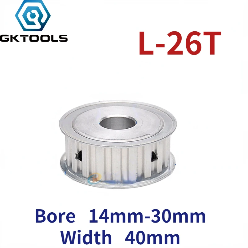 

Двухстороннее плоское отверстие для зубчатого шкива типа AF, 26 Зубцов, 14/15/16/17/18/19/20/22/24/25/28/30 мм, ширина 40 мм