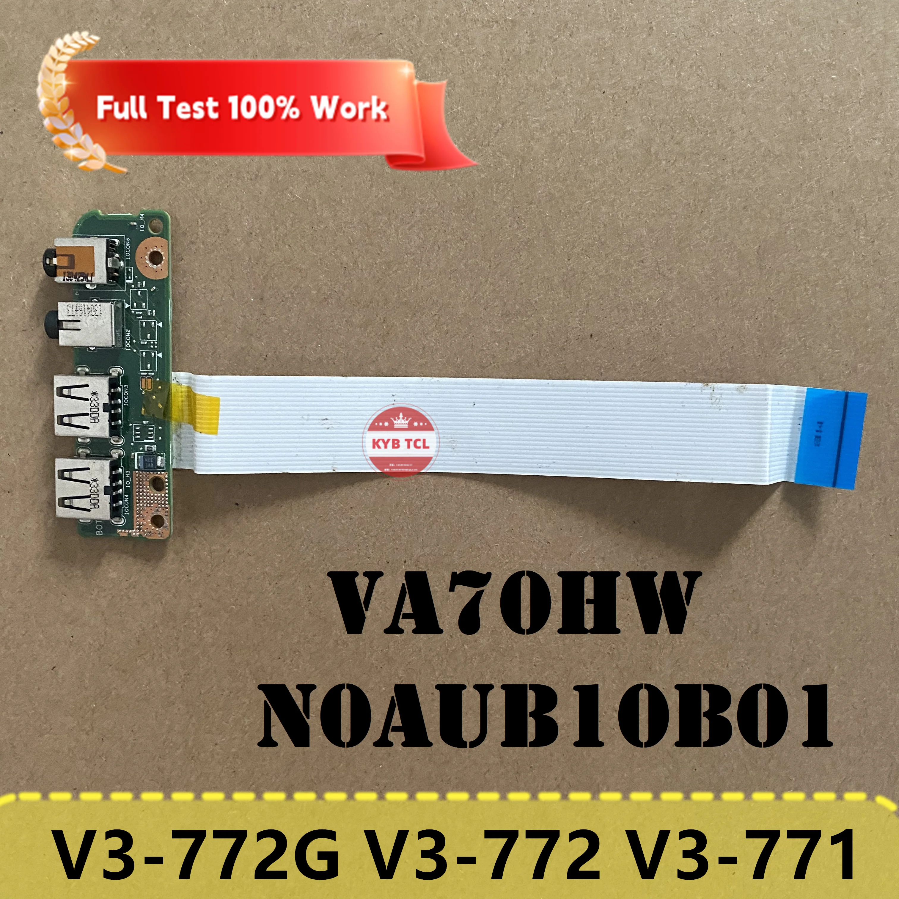 

For Acer Aspire V3-772G V3-772 V3-771 V3-771G Genuine Laptop Audio USB Board + Cable VA70HW N0AUB10B01 Notebook