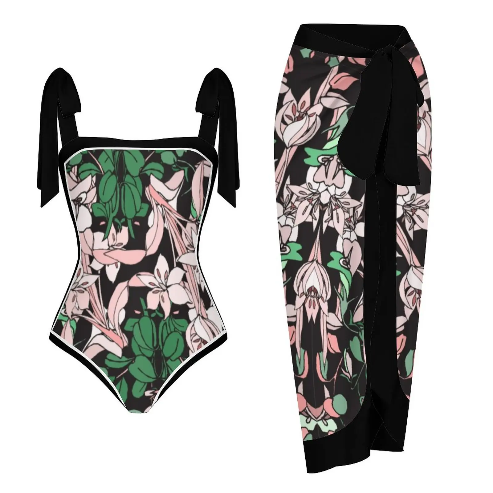 

Женский купальник в стиле ретро, праздничная пляжная одежда с квадратным вырезом, дизайнерский купальный костюм на лето