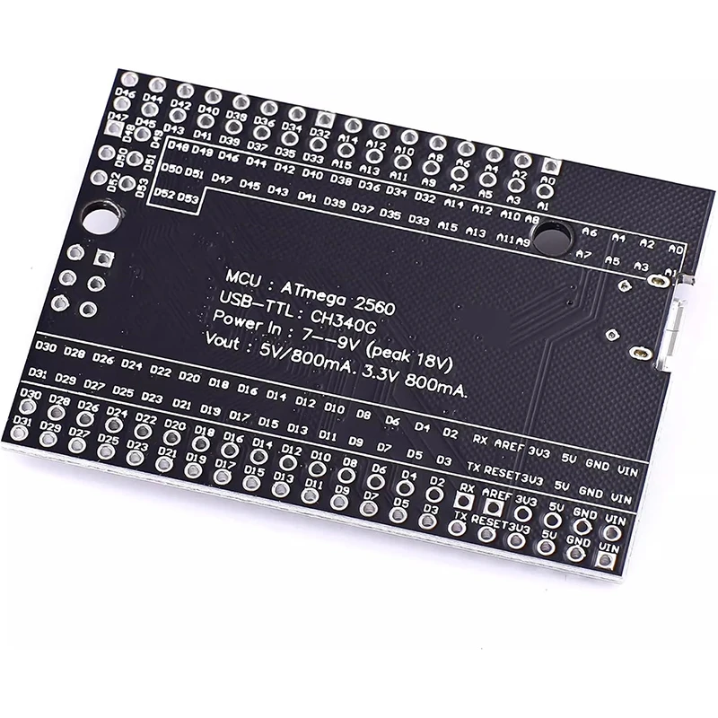 Плата MEGA 2560 PRO - встроенная плата ATmega2560 с USB-C и разъемами (не паянная) (CH340G) для Arduino (art.: 3920d442918dc) - 3920d442918dc