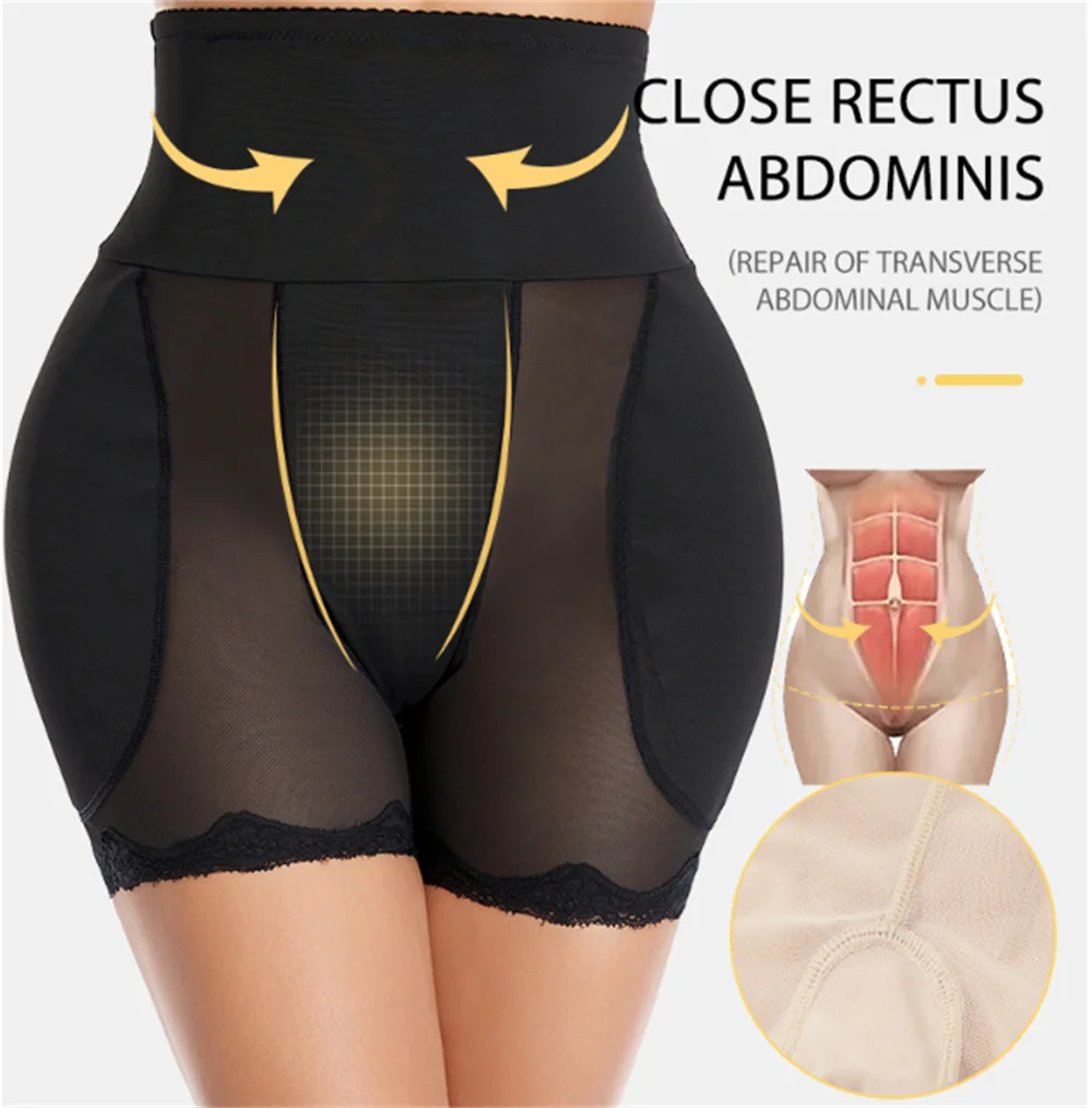 Fake Butts And Hip Control Panties High Waist Panties Butt Lifter Underwear Women Buttocks Push Up Boxers Shapewear Dropshipping