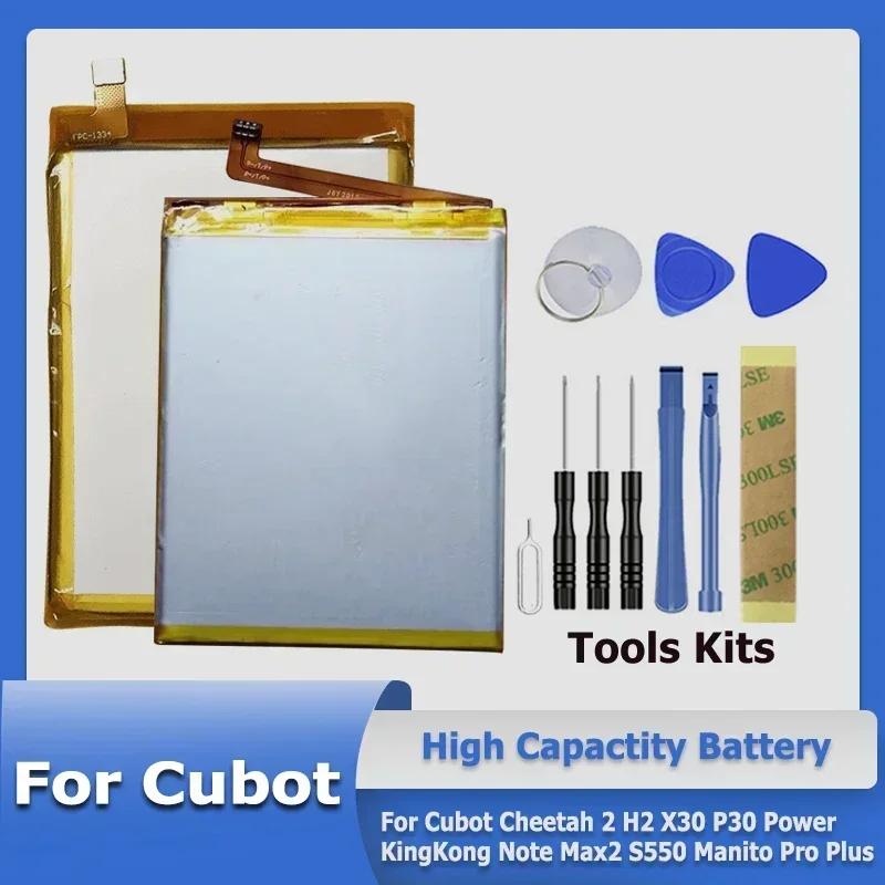 Фото Аккумулятор Cheetah KingKong NotePlus Power Max2 X30 H2 для Cubot Cheetah 2 H2 X30 P30 Power KingKong Note Max2 S550 Manito Pro Plus №1