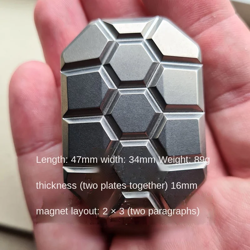 Enlarge New Zealand EDC Turtle Push Brand Zirconium Version Decompression Artifact Pop Coin Toy Titanium Metal Ornaments