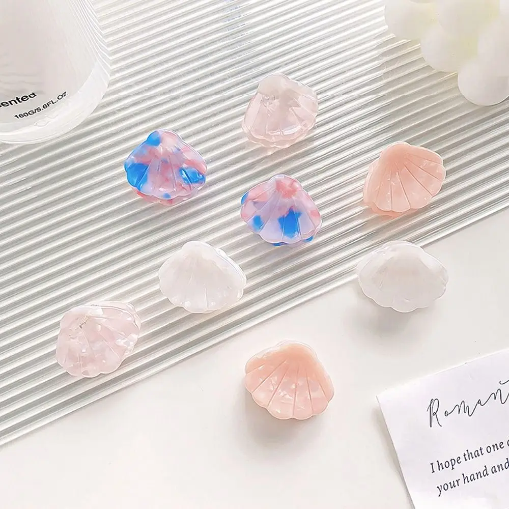 

Acetate Shell Shape Hair Clips Simple Mini Ocean Animal Korean Style Geometric Party