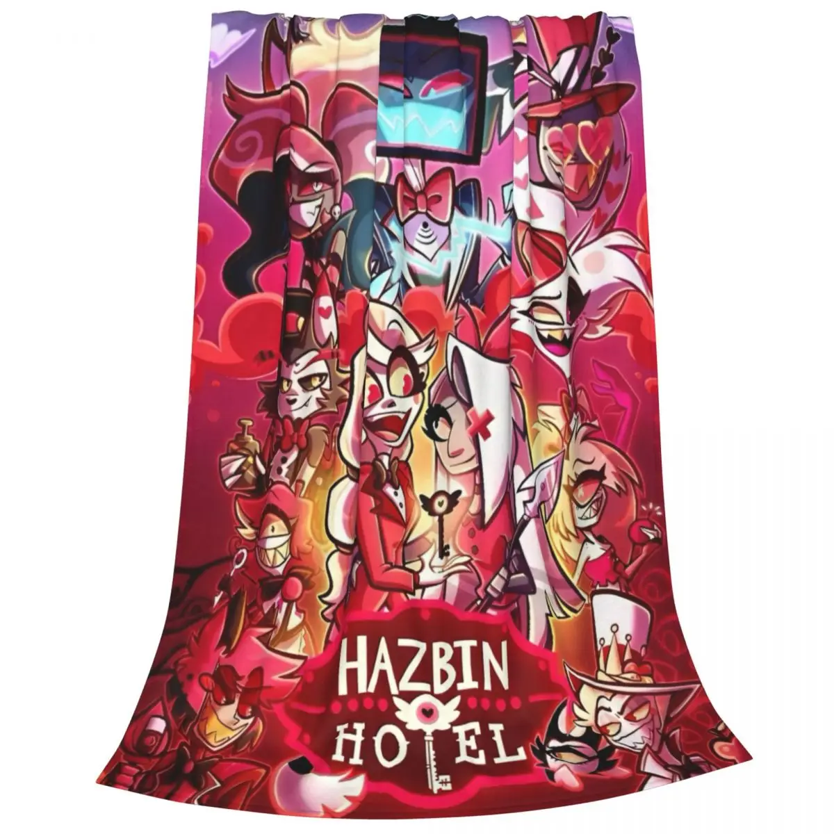 Музыкальная комедия H-HazbinHotels плюшевые пледы из кораллового флиса одеяла для