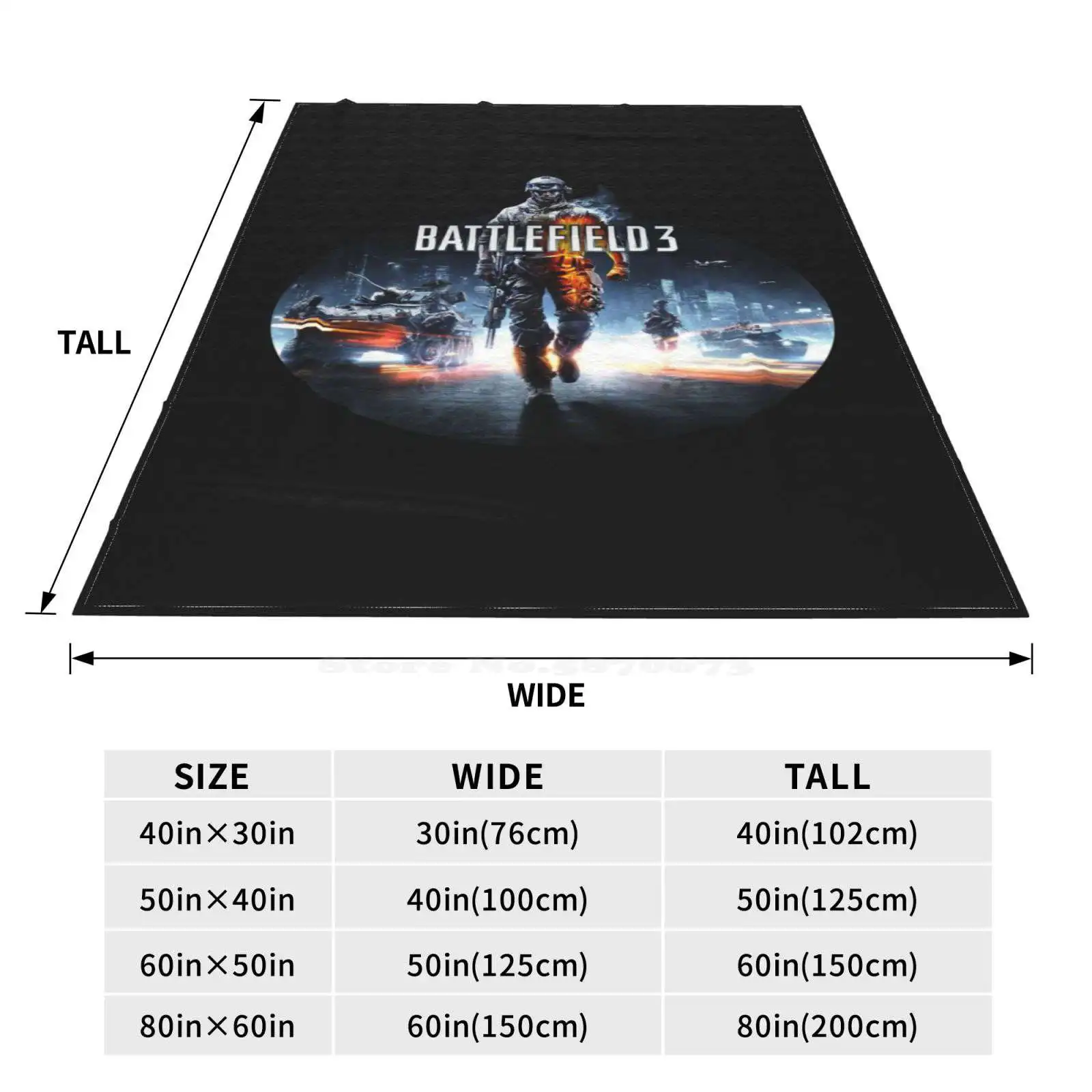 Мягкое теплое покрывало Bf3 Bf4 Bfv для шутеров Ps4 Pcgamer Guns War Bf2042