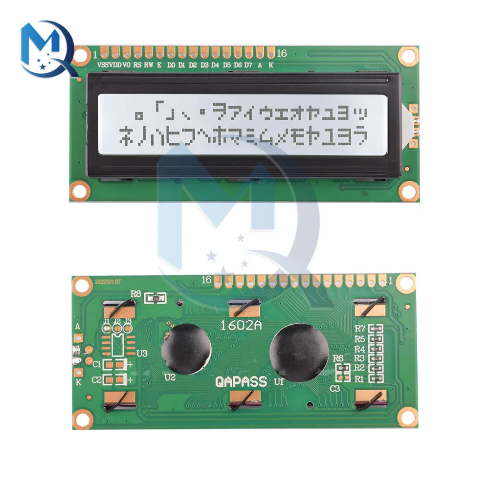 

LCD1602 LCD 5V Module Blue Screen IIC/I2C 1602 For Arduino 1602 LCD UNO r3 Mega2560 Green Screen