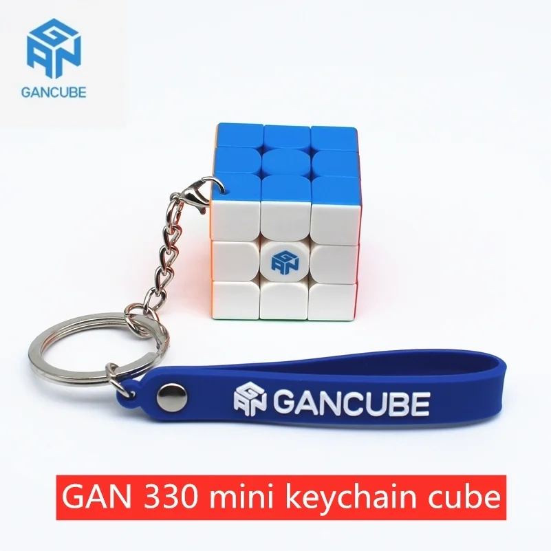 

GAN330 Keychain Cube 3x3x3 Puzzle Magic Cube 3x3 Speed Cubes Gans Cubes Key Chain GAN 330 Mini Cubo Magico Profissional Toys