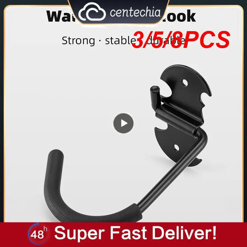 

3/5/8PCS 2021 New Bicycle Mountain Bike Butterfly Single Hook Wall Hook Parking Rack Wall-mounted Bicycle Display Rack Cycling