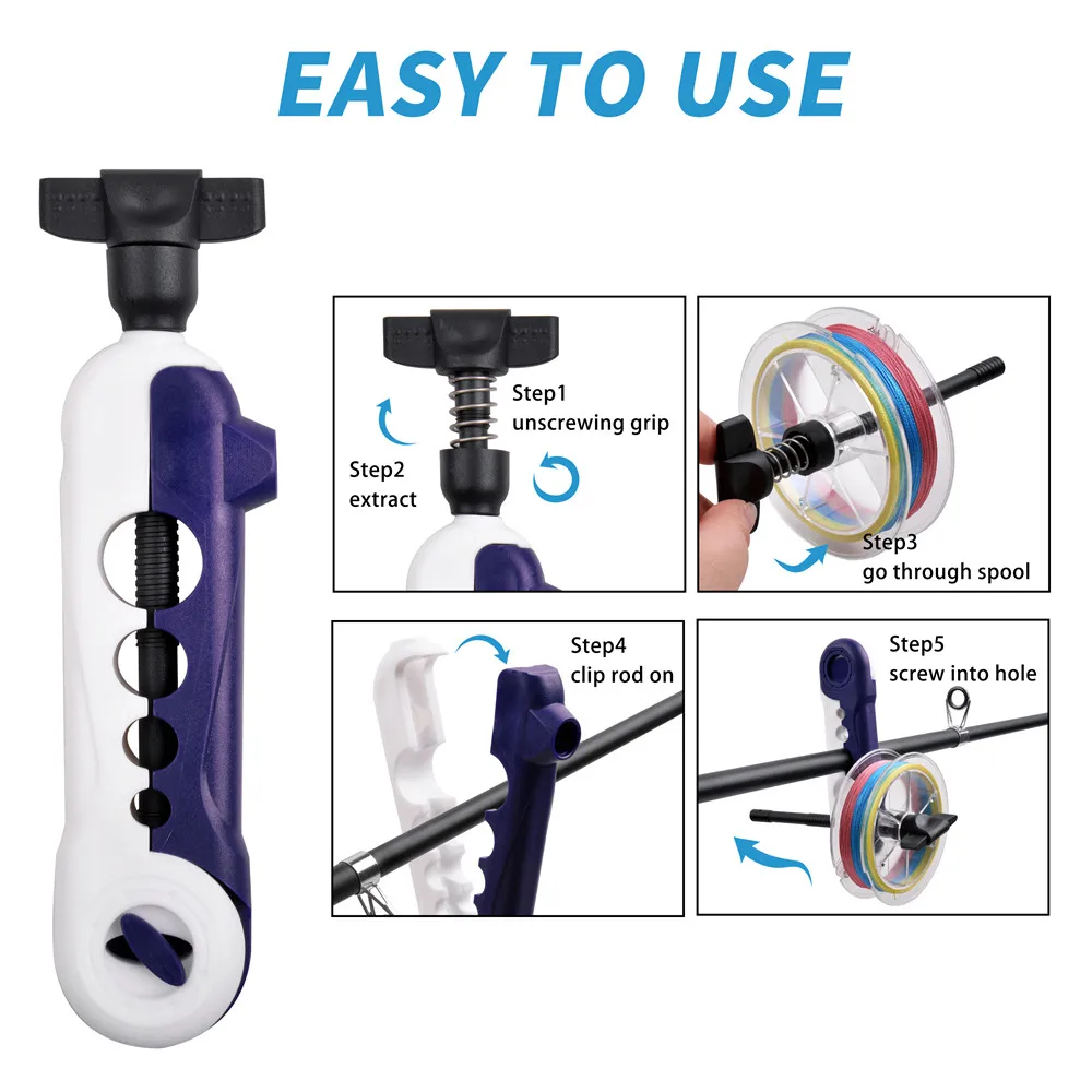 Портативная универсальная катушка для Намотки лески рыболовная снасть