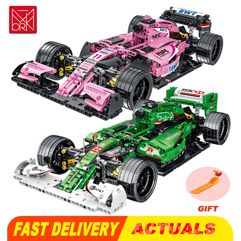 

Compatible with Lego Technic Formula Cars F1 Building Blocks Sports Racing Car Super Model Kit Bricks Toys for Kids Boys Gifts