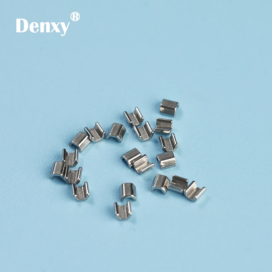 

100pcs High Standard Quality Dental Orthodontic Stainless Steel Crimpable Stop Crimpable Hooks Dentist Orthodontic Stop
