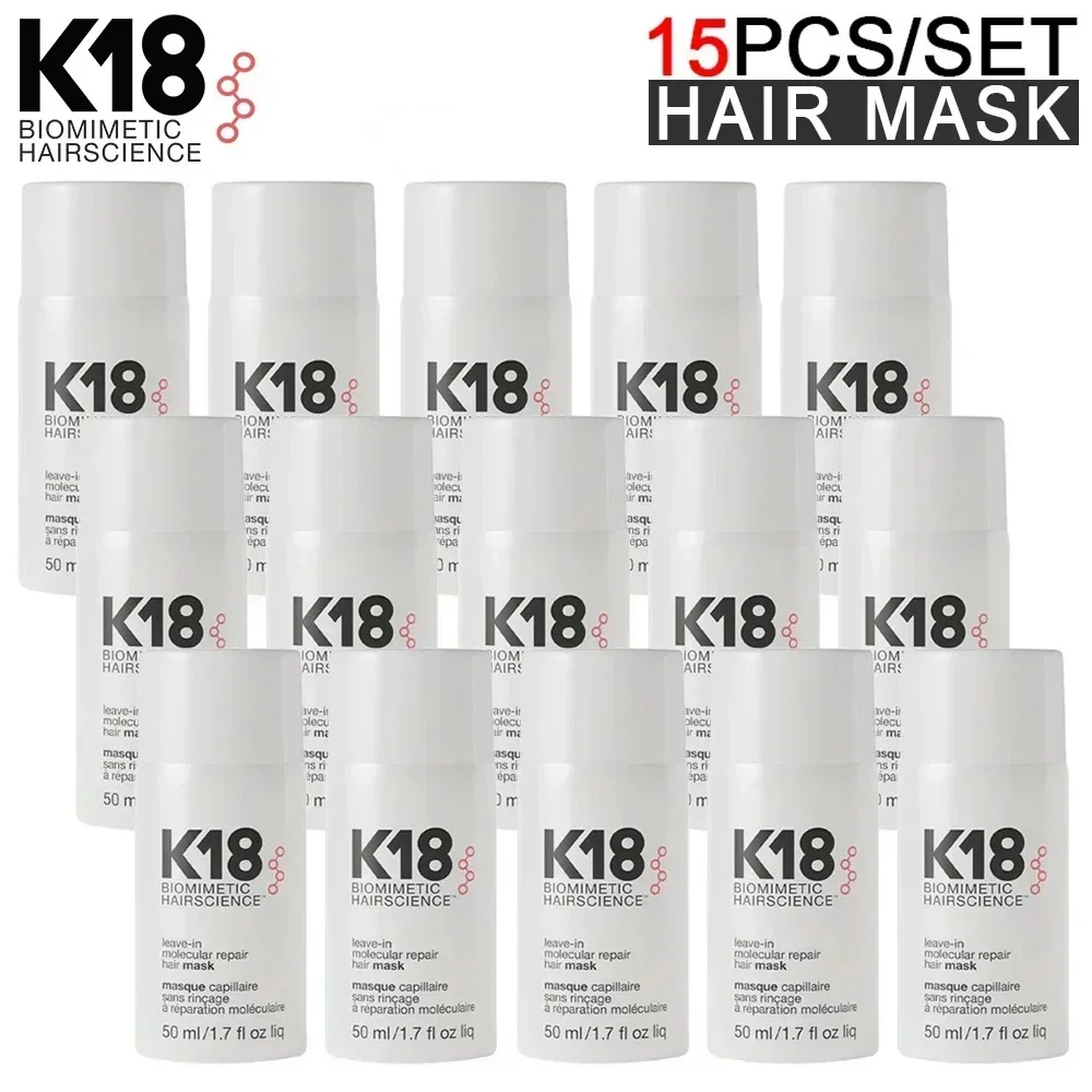 1-15PCS 50ML K18 Leave-In Molecular Repair Hair Mask Damage Restore Soft Deep Keratin &amp Scalp Treatment Care