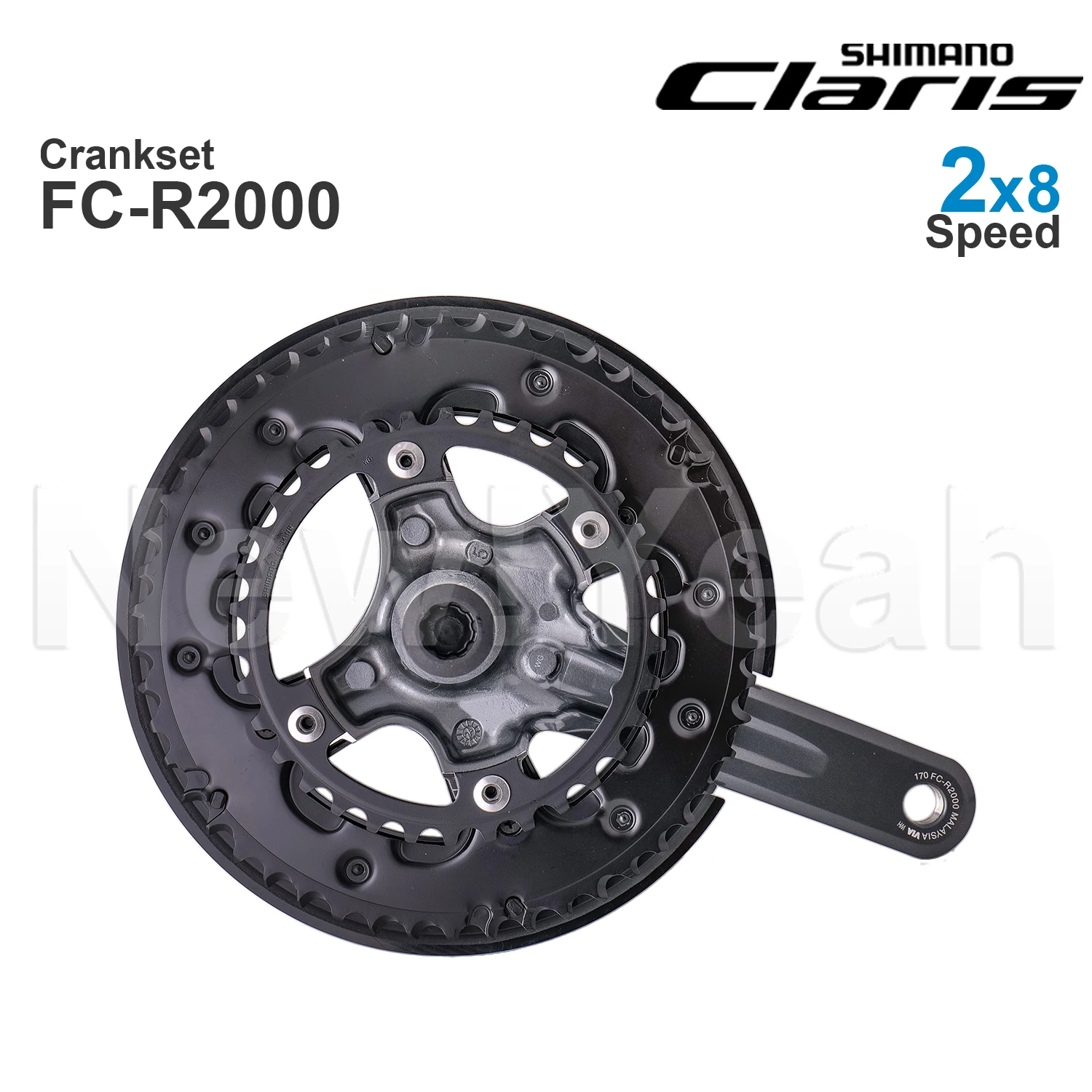Фото Комплект шатунов SHIMANO CLARIS R2000 FC-R2000 50-34T 2x8 скоростей для шоссейного велосипеда, оригинал №4