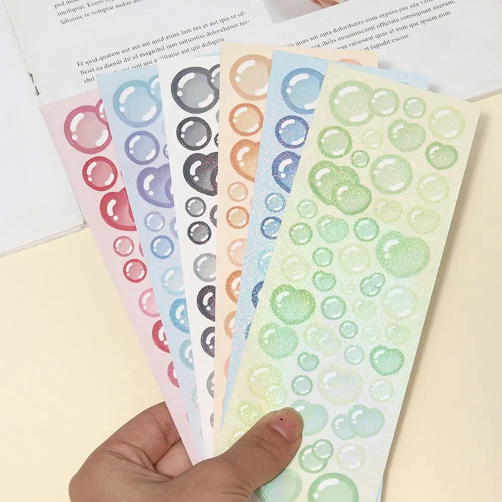 

Aesthetics Material Bubble Kawaii Album Decoration Scrapbooking Stationery Stickers
