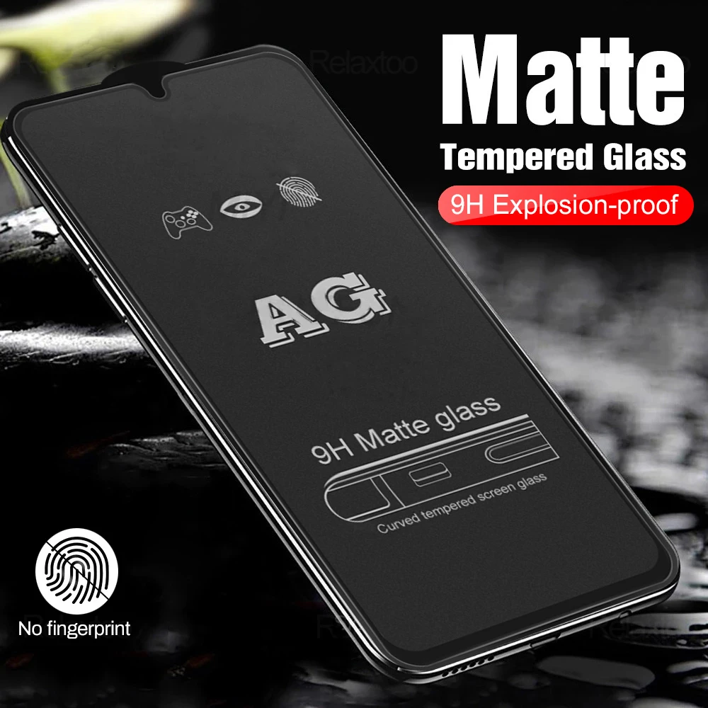 Матовое Защитное стекло для Xiaomi Mi 11T Pro 11 Lite 10T пленка экрана Redmi 9 10 9T 9A 9C NFC Poco X3 M4 F3 M3