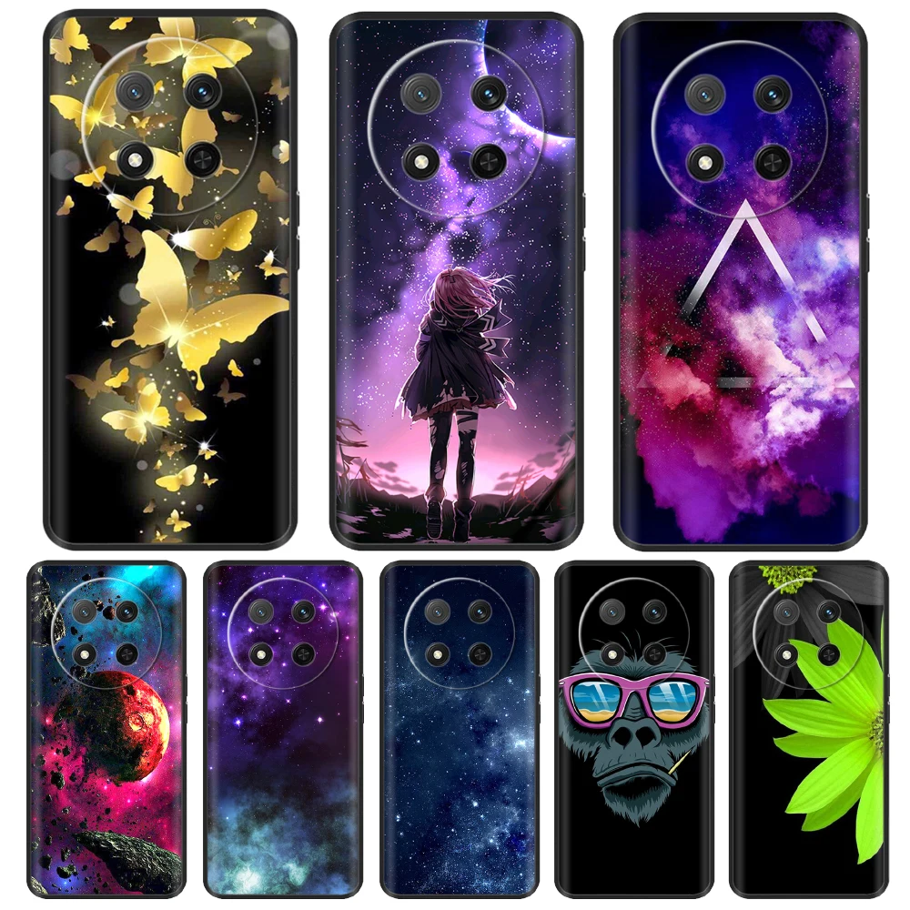 For Honor X9c Case honorX9C Cool Painted Silicone Soft TPU Phone Cover for X9C X 9C Cases Protective Matte Fundas