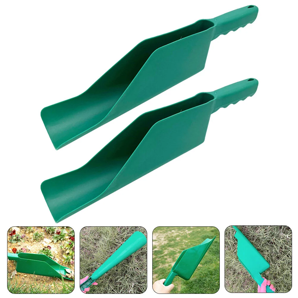 

Rust Remover Leaves Cleaning Tool Downspout Household Gutter Scoop Convenient Handle Garden Leaf Spoon