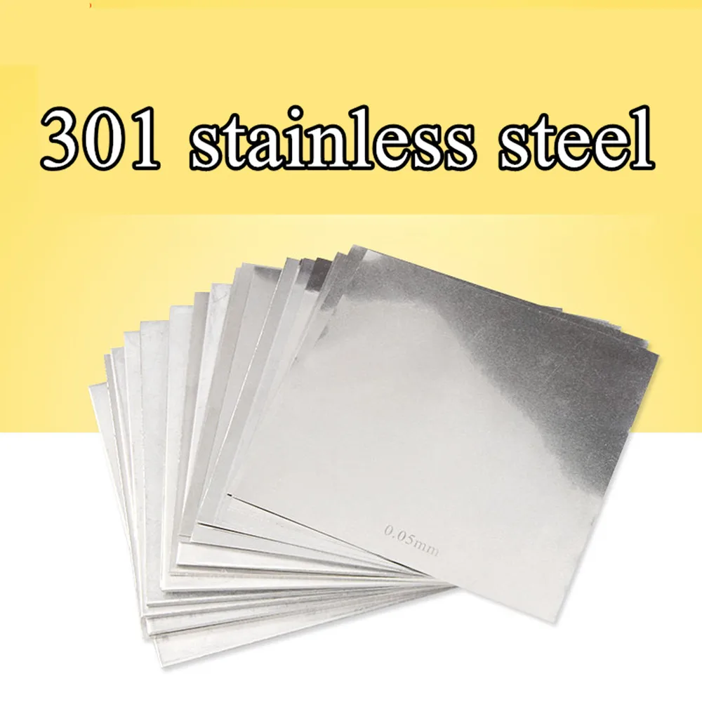 

1 шт. 301 лист из нержавеющей стали SUS301 пластина из металлической фольги 100x300 мм 200x300 мм толщиной 0,2/0,3/0,4/0,5/0,6/0,7/0,8/0,9/1 мм