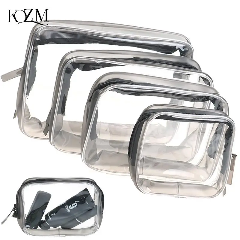 

Большой Водонепроницаемый Прозрачный чехол для карандашей из ПВХ, канцелярские принадлежности, Подарочная сумка для карандашей для девуше...