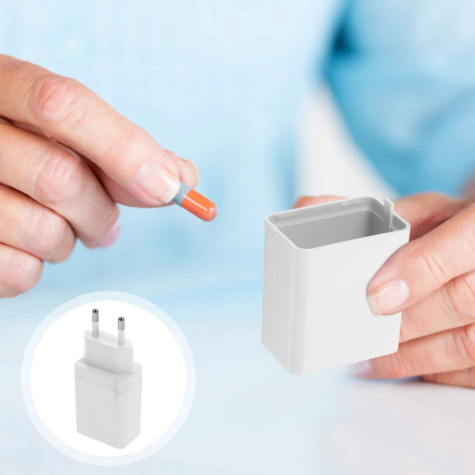 Fake Plug Cash Holder Artificial Safe Box Hidden Storage (EU Plug) hidden containers